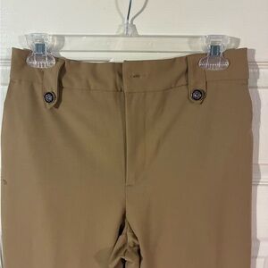 Women's Boot-Cut Pants in Tan